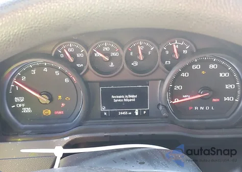 2022 Chevrolet Silverado 1500 2Wd Short Bed Custom z USA, uszkodzony, nr VIN 1GCPABEK6NZ631906